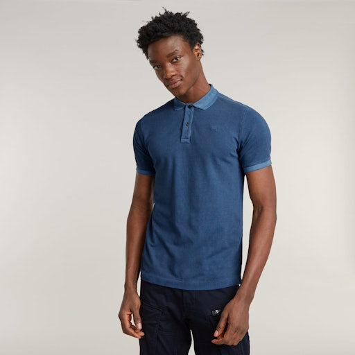 Polo's korte mouw blauw G-Star Raw