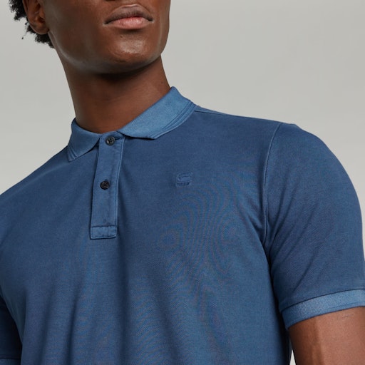 Polo's korte mouw blauw G-Star Raw
