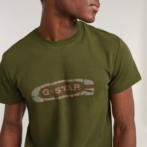 T-shirts korte mouw groen G-Star Raw