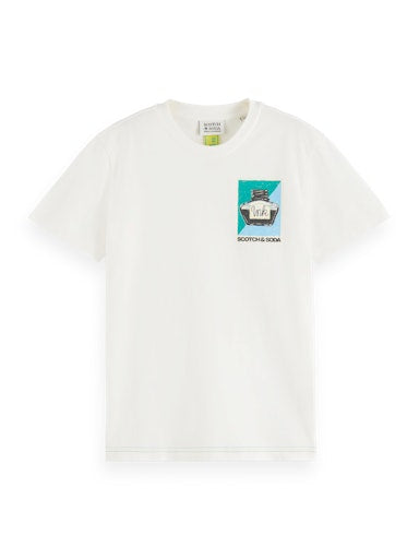 T-shirts korte mouw wit Scotch & Soda