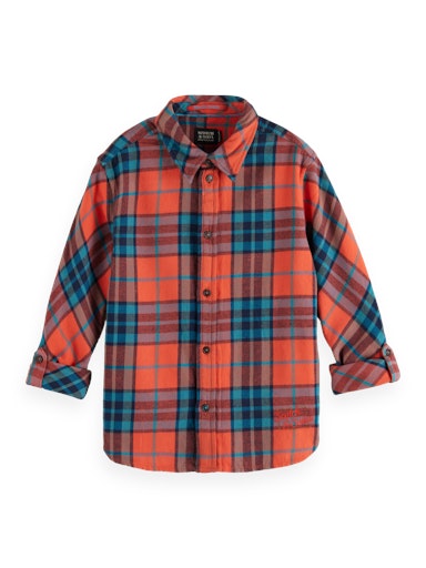 Hemden lange mouw rood Scotch & Soda