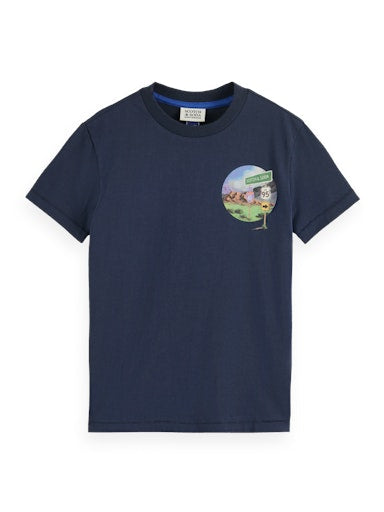 T-shirts korte mouw blauw Scotch & Soda