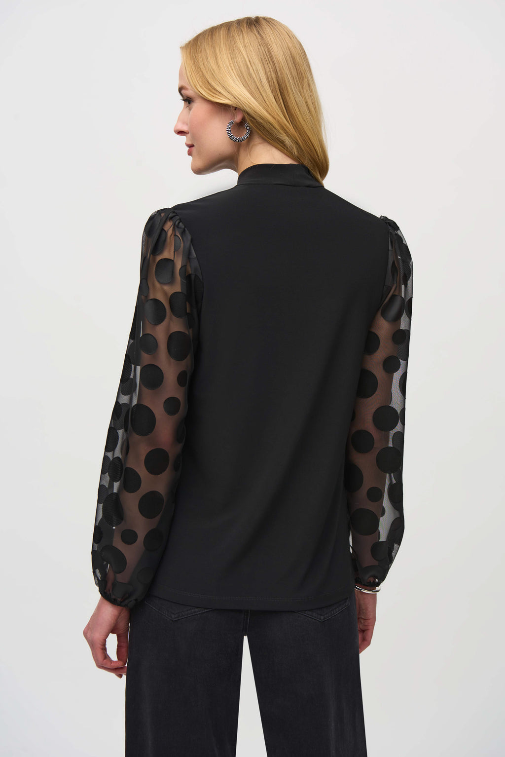 Blouses lange mouw zwart Joseph Ribkoff
