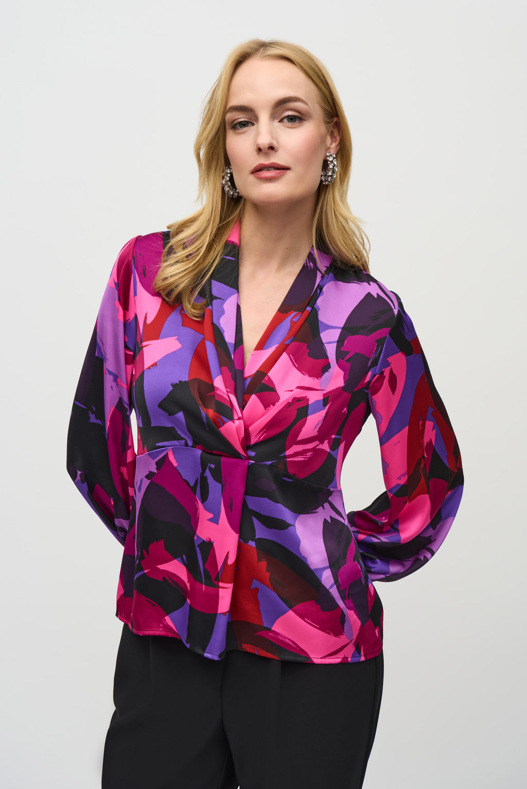 Blouses lange mouw multicolor Joseph Ribkoff