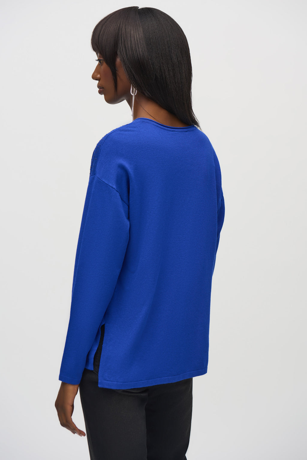 Blouses lange mouw blauw Joseph Ribkoff