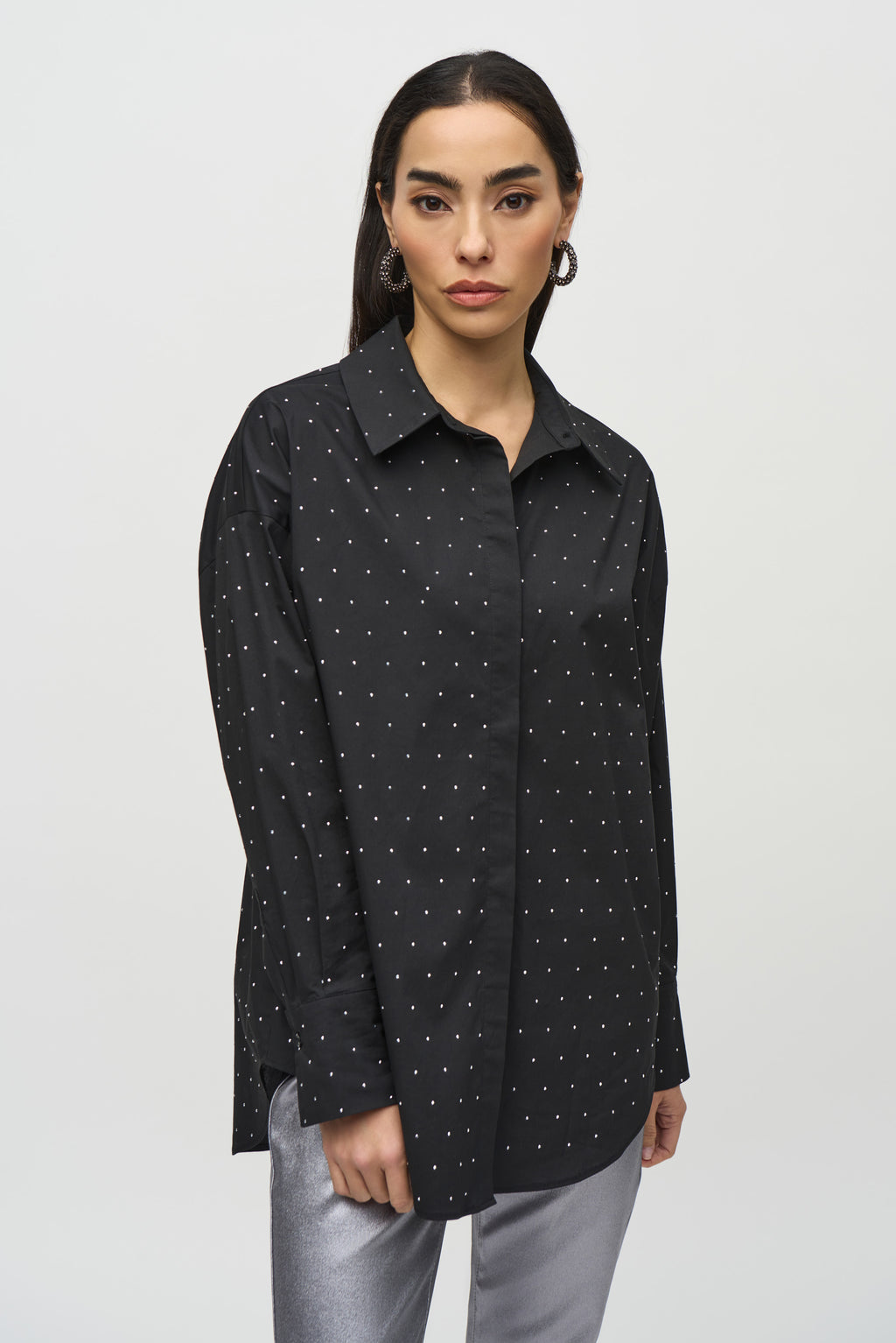 Blouses lange mouw zwart Joseph Ribkoff