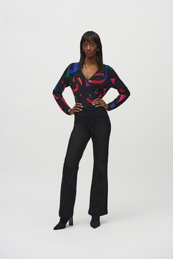 Blouses lange mouw multicolor Joseph Ribkoff