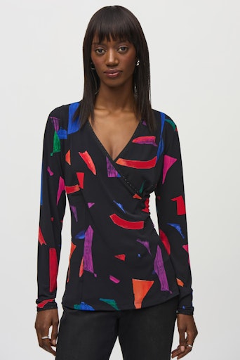 Blouses lange mouw multicolor Joseph Ribkoff