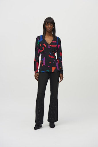 Blouses lange mouw multicolor Joseph Ribkoff