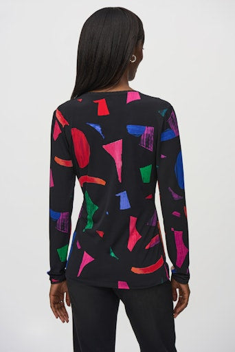 Blouses lange mouw multicolor Joseph Ribkoff