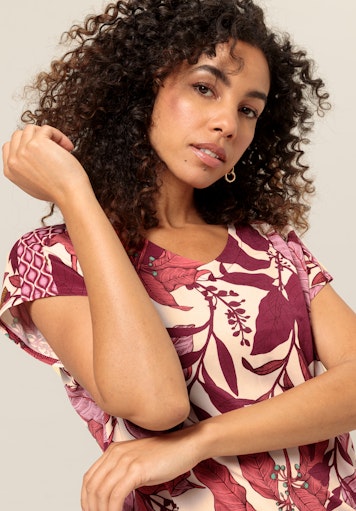 T-shirts korte mouw rood Bianca
