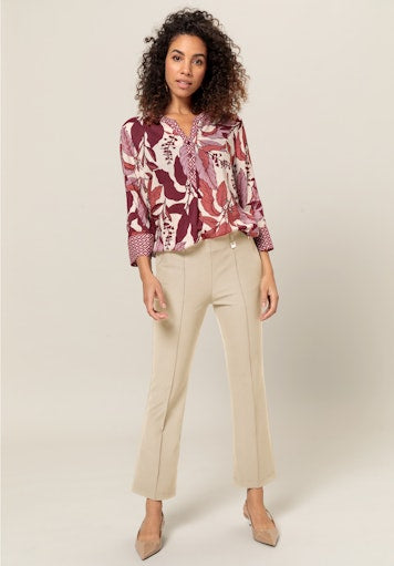 Blouses lange mouw rood Bianca