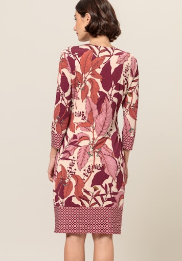 Jurken lange mouw rood Bianca