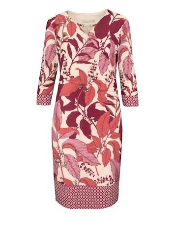 Jurken lange mouw rood Bianca