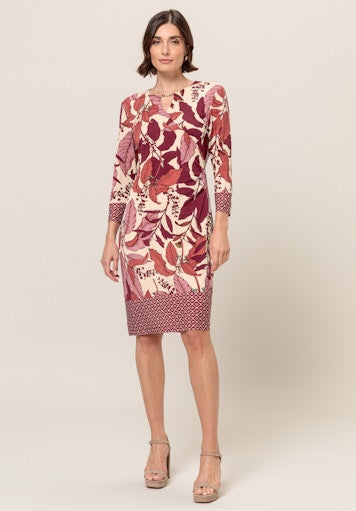 Jurken lange mouw rood Bianca