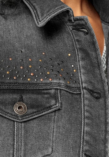 Jeansjassen grijs Bianca