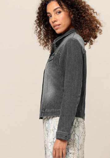 Jeansjassen grijs Bianca