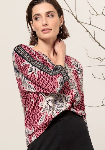 T-shirts korte mouw rood Bianca