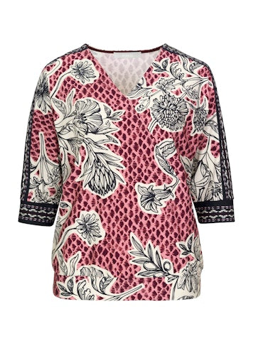 T-shirts korte mouw rood Bianca
