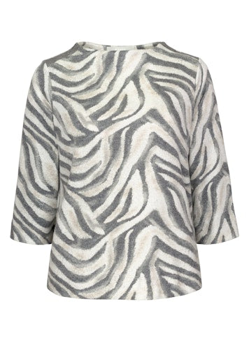 T-shirts lange mouw beige Bianca