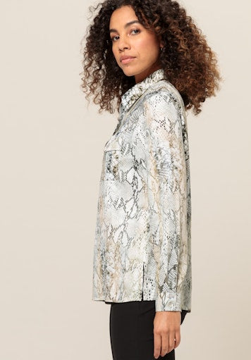 Blouses lange mouw beige Bianca
