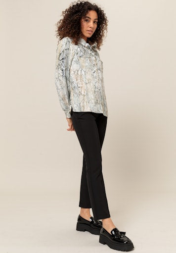 Blouses lange mouw beige Bianca