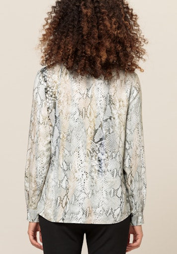 Blouses lange mouw beige Bianca