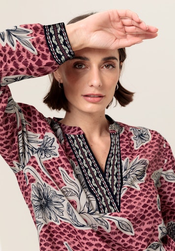 Blouses lange mouw rood Bianca