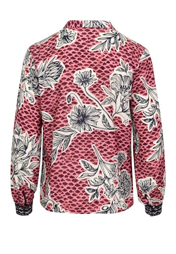 Blouses lange mouw rood Bianca