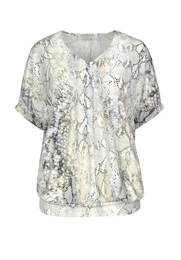 T-shirts korte mouw beige Bianca