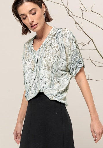 T-shirts korte mouw beige Bianca