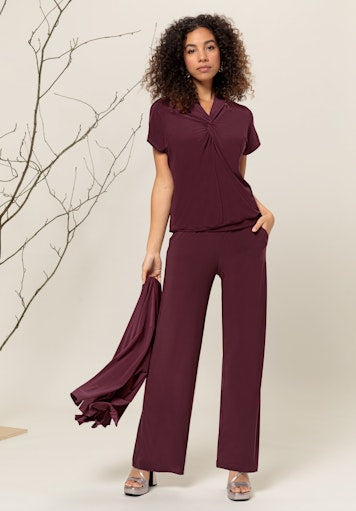 T-shirts korte mouw rood Bianca