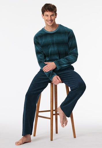 Pyjama's blauw SCHIESSER