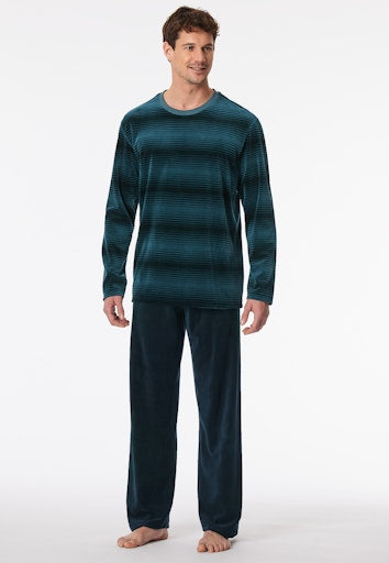 Pyjama's blauw SCHIESSER