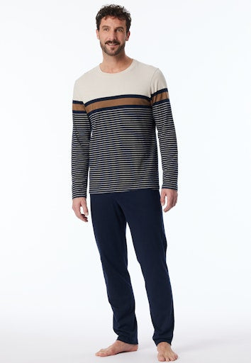 Pyjama's blauw SCHIESSER