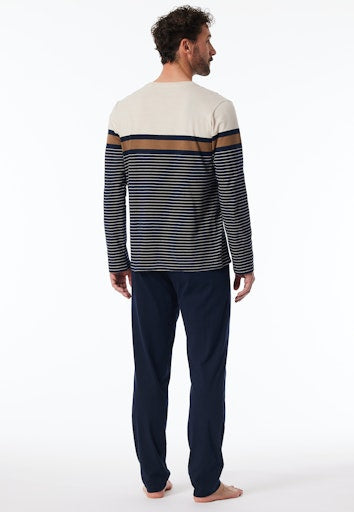 Pyjama's blauw SCHIESSER