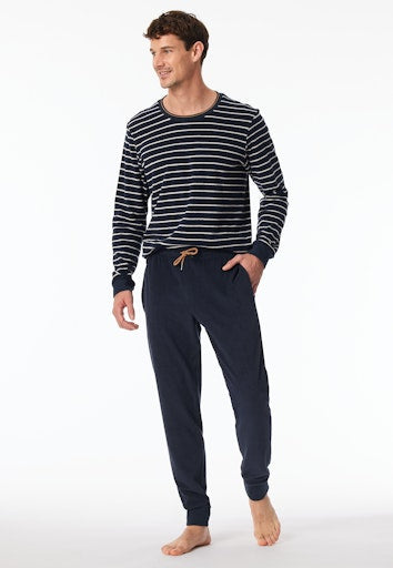 Pyjama's blauw SCHIESSER