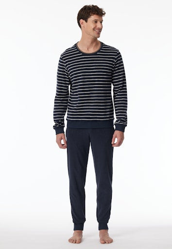 Pyjama's blauw SCHIESSER