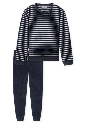 Pyjama's blauw SCHIESSER