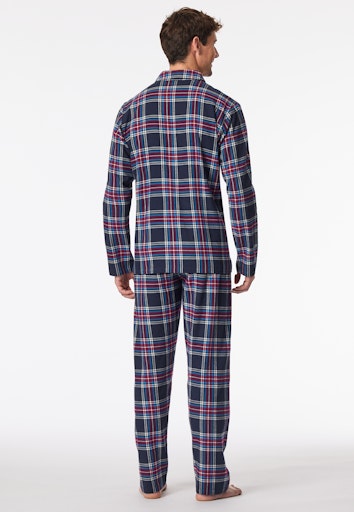 Pyjama's blauw SCHIESSER