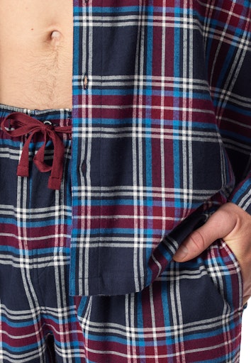 Pyjama's blauw SCHIESSER