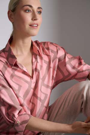 Blouses lange mouw roze Marie Méro