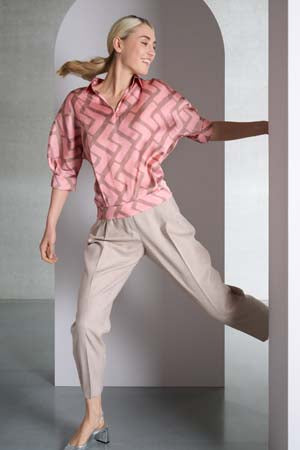 Blouses lange mouw roze Marie Méro