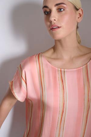 Blouses korte mouw roze Marie Méro