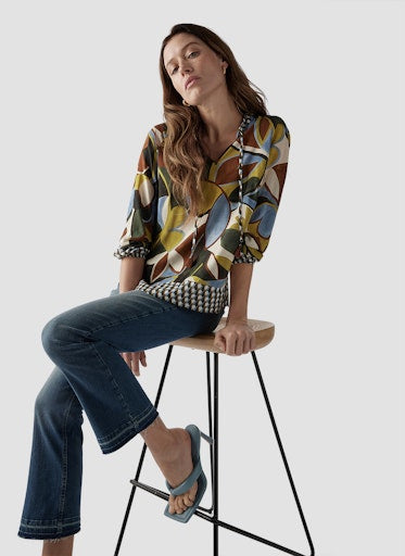 Blouses lange mouw multicolor LeComte