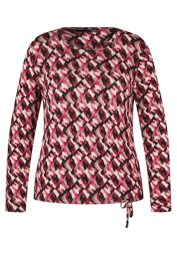 T-shirts lange mouw rood LeComte