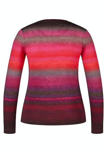 T-shirts lange mouw rood LeComte