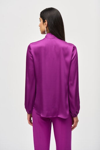 Blouses lange mouw paars Joseph Ribkoff
