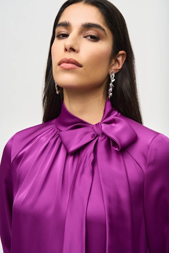 Blouses lange mouw paars Joseph Ribkoff