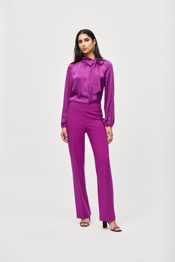 Blouses lange mouw paars Joseph Ribkoff